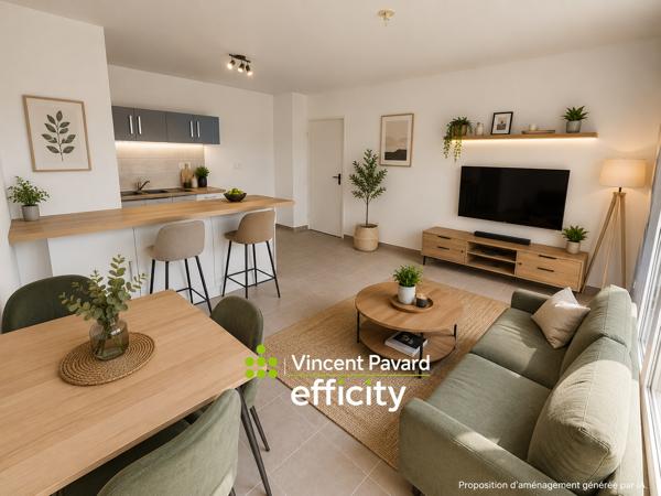Appartement
         3 pièces
        - 52 m² Exclusivité 154 990 € *