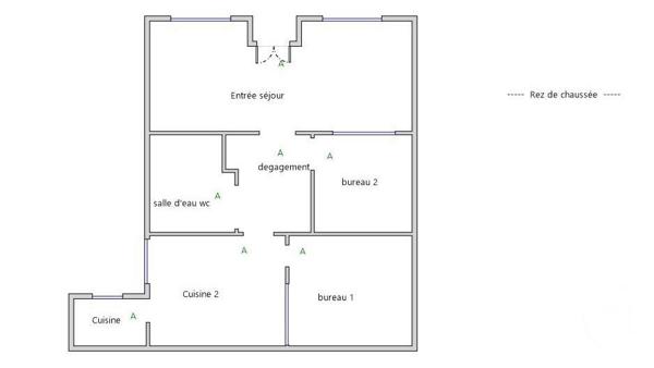 Appartement Local à vendre  3 pièces - 49,96 m2 MEUDON - 92