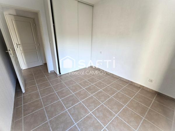 appartement t2 39m² avec extérieur, place de parking