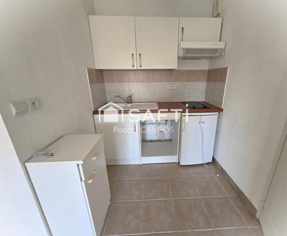 appartement t2 39m² avec extérieur, place de parking