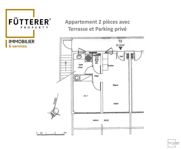 Appartement 2 pièces à vendre Narbonne Plage - 11100 / Réf: 4377-FUTTERER