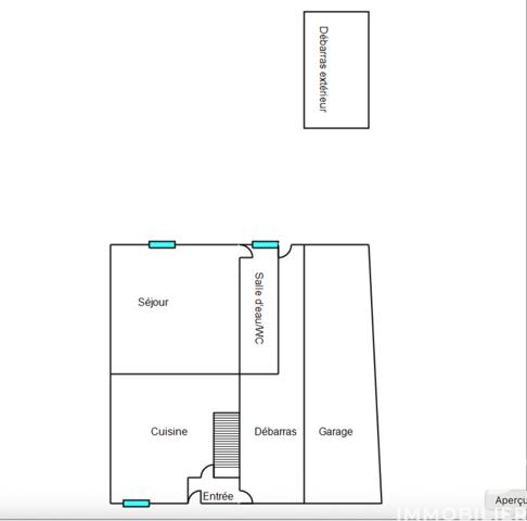 Maison à vendre 3 pièces 85 m² Saint-Germain-les-Belles