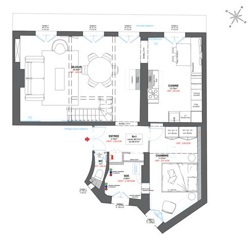 Paris (75009) DUPLEX D'EXCEPTION — DERNIERS ÉTAGES — BALCONS MARTYRS / NOTRE-DAME-DE-LORETTE — PARIS 9E
