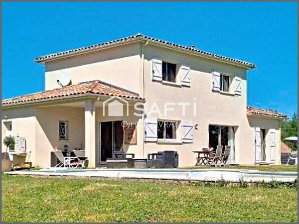 Maison 140 m², 4 chambres entre CAHORS ET MONTAUBAN