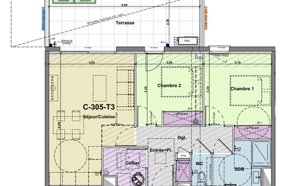 Appartement à vendre    3 pièces •  Narbonne