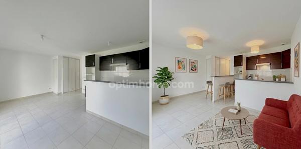 Appartement à vendre 2 pièces avec JARDIN, LE PLESSIS BOUCHARD (95) sans charges, place de parking, gare RER C/ligne H