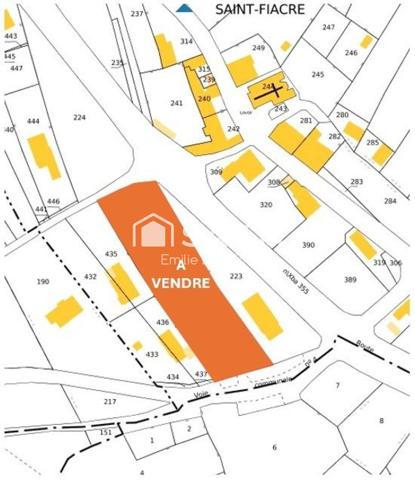 Terrain constructible 2232m2