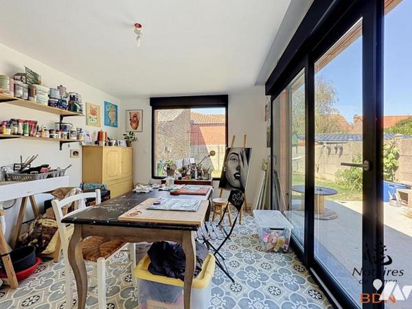 Maison semi plain pied, 4 chambres, garage jardin à Malo Terminus