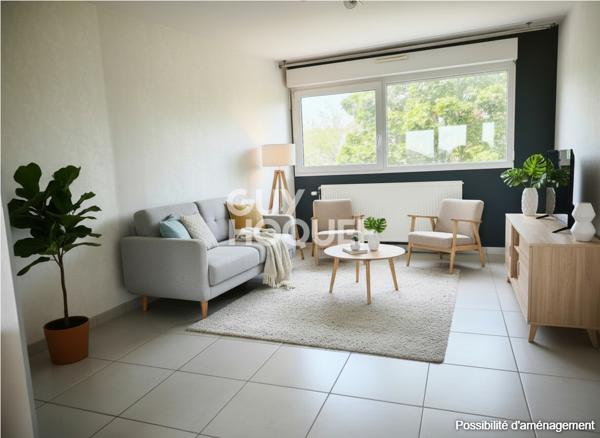 Appartement à vendre de 3 pièces de 69.64 m²