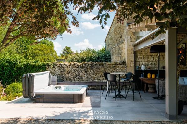 Maison rénovée et son parc en bord de Sèvre