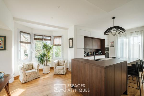 Maison rénovée et son parc en bord de Sèvre