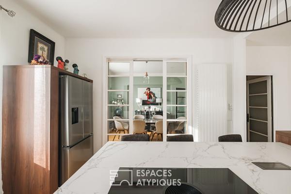 Maison rénovée et son parc en bord de Sèvre