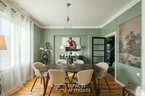 Maison rénovée et son parc en bord de Sèvre