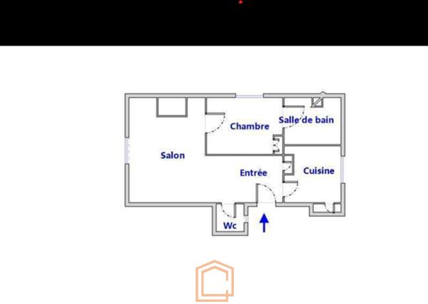 Appartement 2 pièce(s) 1 chambre(s) 48.29 m²
