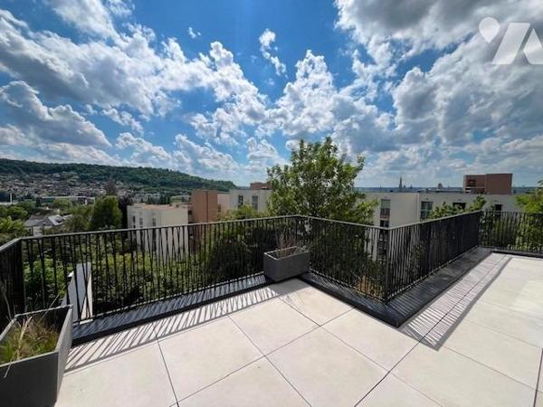 ROUEN - DESCROISZILLES : maison d'architecte (251 m² - 7 chbres possibles)