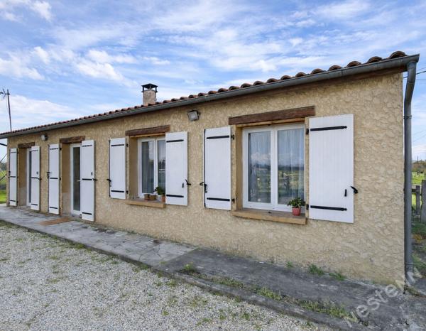 Maison de plain-pied 3 chambres au calme à 10 min de Bergerac !