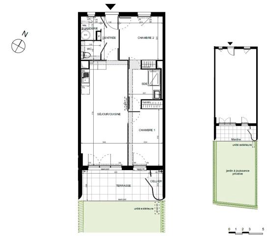 APPARTEMENT T3 AVEC PARKING ET EXTERIEURS, LAC VILLENEUVE DE LA RAHO