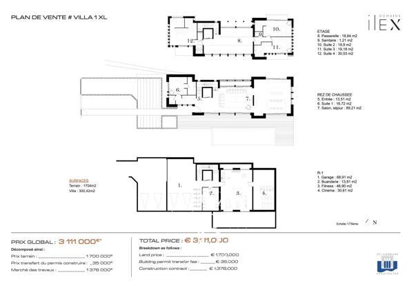 Cassis, Maison 3 Chambres -  222 m² à vendre
