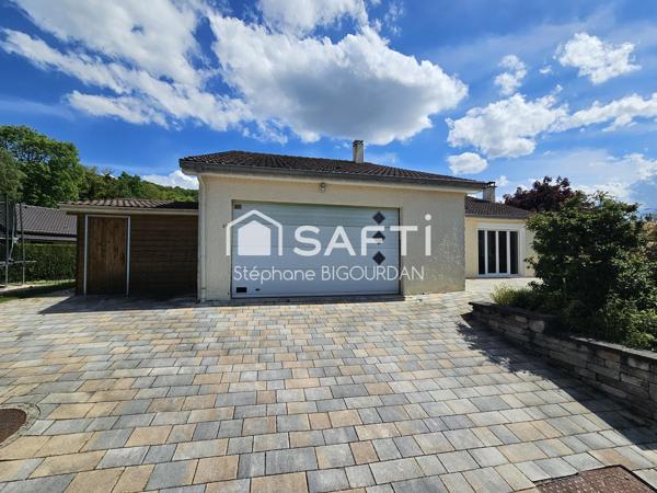Maison Plain Pied Miserey, 116m², 4 Ch, 7 ares