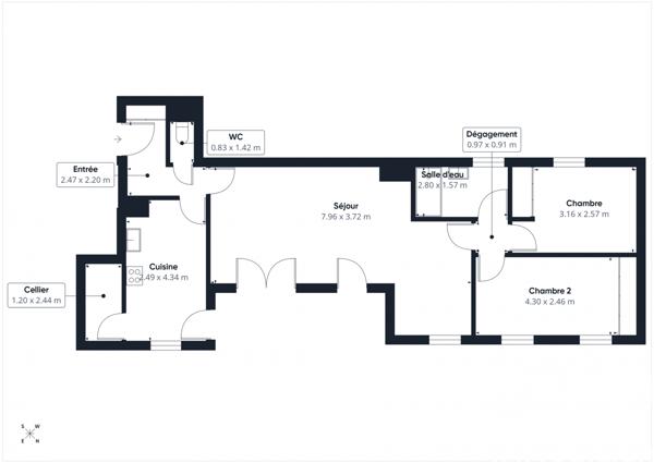 Appartement à vendre 3 pièces 76 m² Nantes