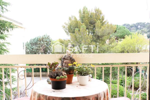 Toulon La Serinette – T3 lumineux avec terrasse et vue sur parc arboré