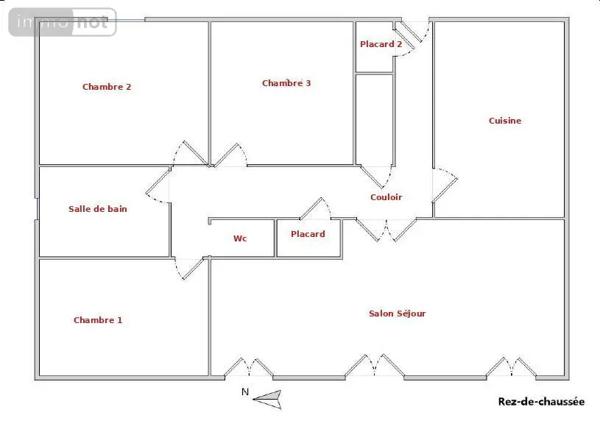 Achat - Maison Savonnières 37510 5 pièces 98 m 2 3940 m 2