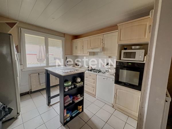 MAISON A VENDRE A TERGNIER (02700) - 6 PIECES - 4 CHAMBRES - SUR TERRAIN DE 600 M² - GARAGE