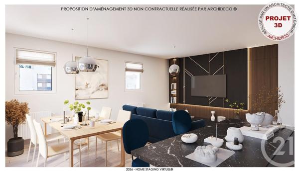 Appartement F4 à vendre  4 pièces - 90 m2 VILLEURBANNE - 69