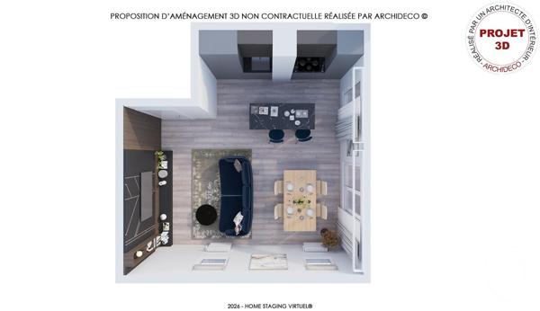 Appartement F4 à vendre  4 pièces - 90 m2 VILLEURBANNE - 69