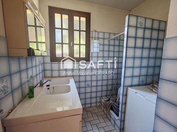 Maison de campagne avec dépendance et jardin 1 000m²