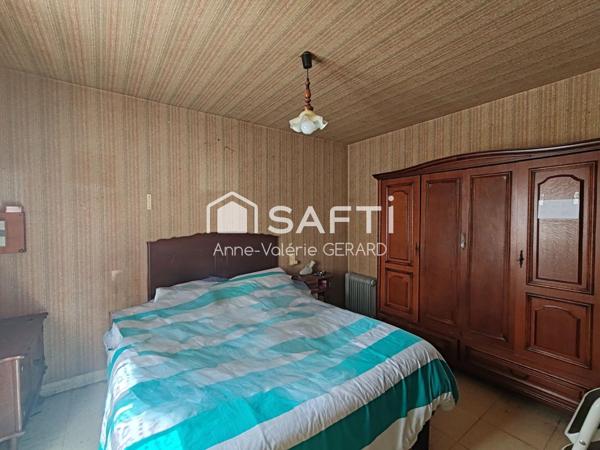 Maison de campagne avec dépendance et jardin 1 000m²