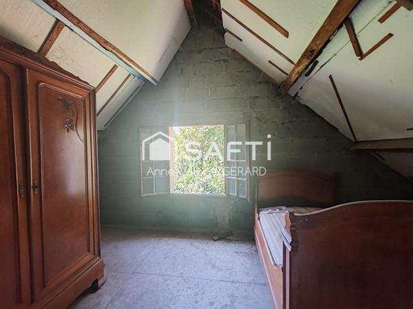 Maison de campagne avec dépendance et jardin 1 000m²