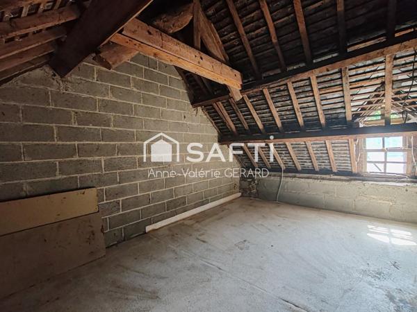 Maison de campagne avec dépendance et jardin 1 000m²