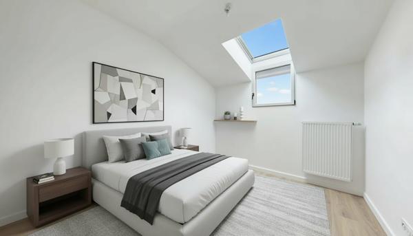 Beau T3 lumineux avec terrasse au dernier étage