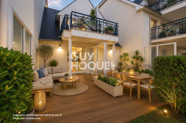 Appartement 3 pièces avec terrasse, jardin et accès privé à la plage – Batz-sur-Mer/ Limite Le Croisic