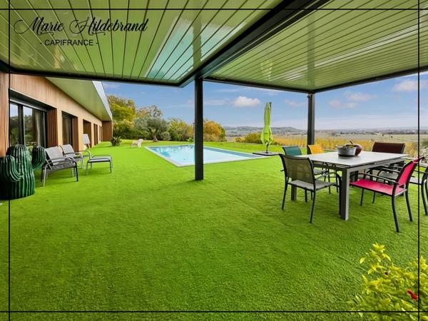 Maison contemporaine de 165m² - 3 chambres - 9000m² terrain