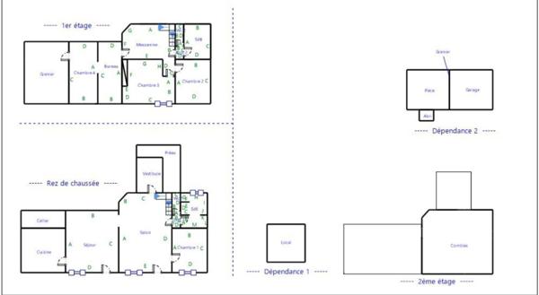 Plain pied, au calme, commercers à 2 mn.