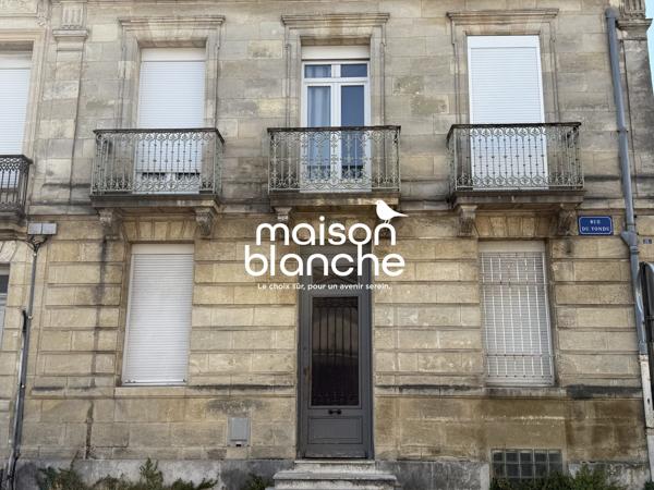 BORDEAUX TONDU A PROXIMITE DE LA BOURSE DU TRAVAIL GRAND T1 AVEC JARDIN