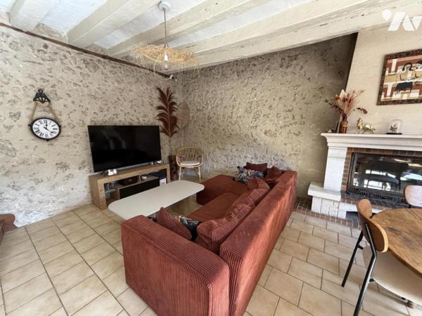 Chanceaux-sur-Choisille – Maison de 115 m² sur un terrain d’environ 1 550 m²