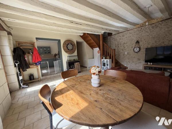 Chanceaux-sur-Choisille – Maison de 115 m² sur un terrain d’environ 1 550 m²