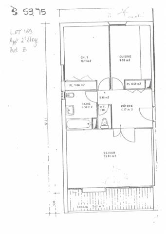 Appartement · Location Montpellier (34090) 2 pièces · 53m²