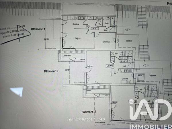 Appartement à vendre 2 pièces 48,4 m² Chambéry