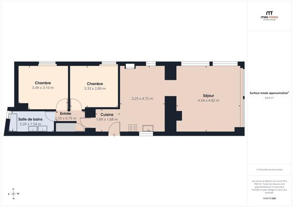 Appartement
         3 pièces
        - 68 m² Exclusivité 296 000 € *