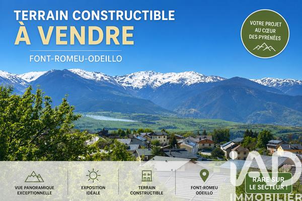 Terrain à vendre 216 m² Font-Romeu-Odeillo-Via