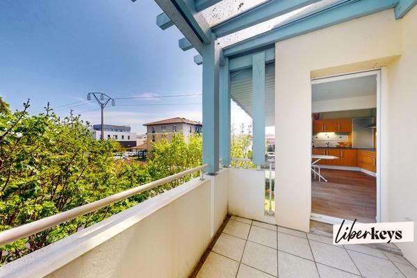 Grand T2 - balcon terrasse - double parking