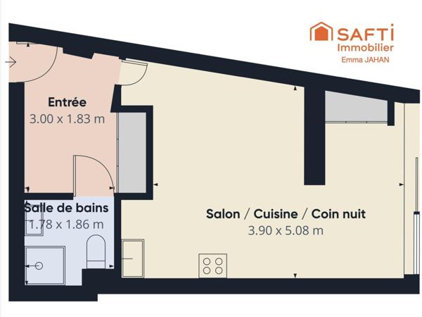 À VENDRE EN EXCLUSIVITÉ – Face à la plage, appartement avec parking privatif