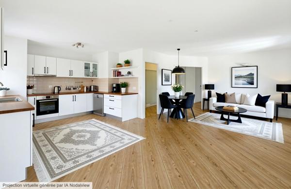 CRANVES-SALES – Appartement T4 traversant 96 m² – Vue exceptionnelle