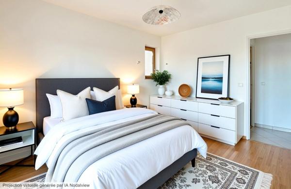 CRANVES-SALES – Appartement T4 traversant 96 m² – Vue exceptionnelle