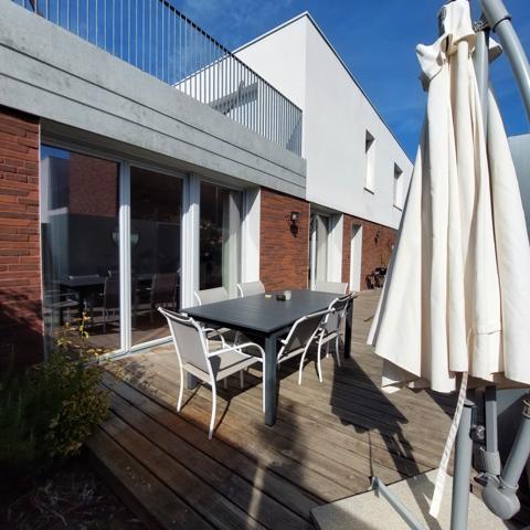 Maison contemporaine T4 avec jardin, parking et garage