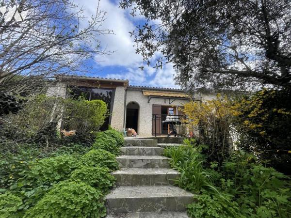 Villa avec piscine et grand terrain arboré